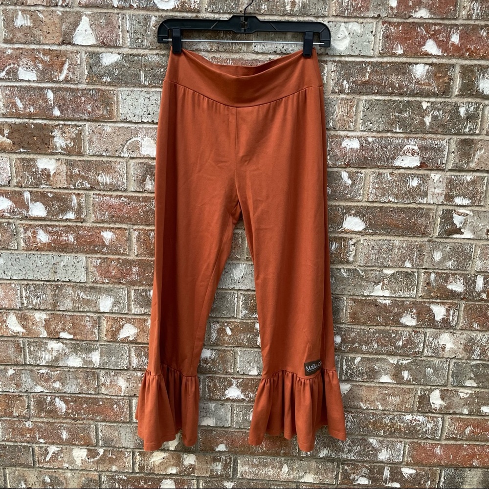 Matilda Jane Bug Ruffle Pants Gingerbread